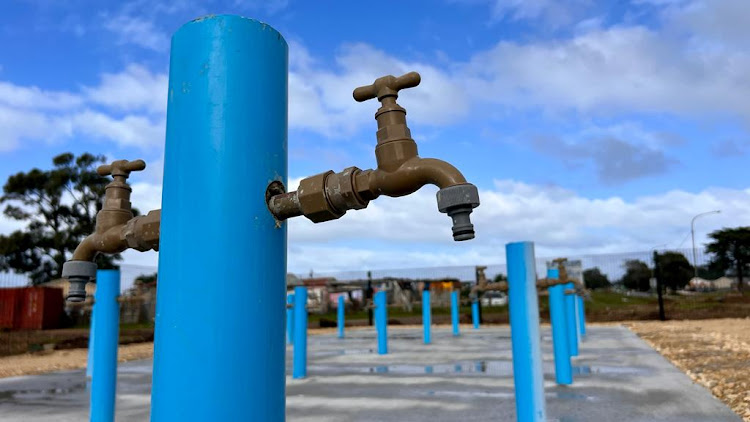 Water collection point, Buffelsfontein road Nelson Mandela Bay.