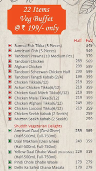 Kingdom Of Parathas menu 1