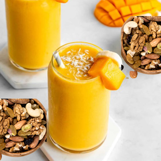 Mango Dry Fruits Smoothie