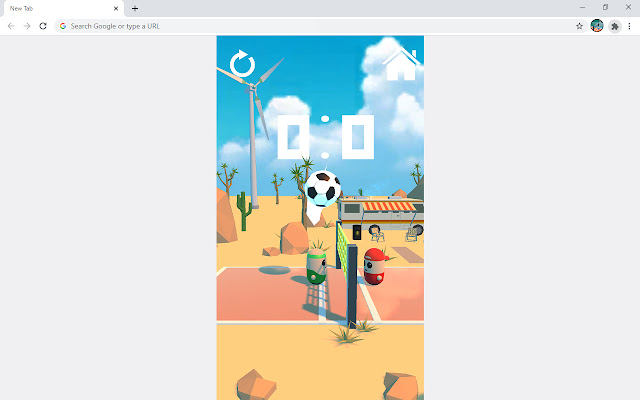 Volleyball Arena Sports Game chrome extension