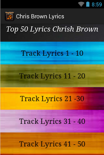 Chris Brown Songs