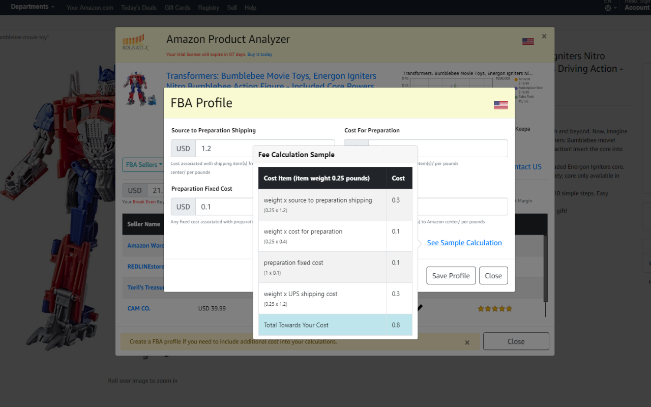 Amazon Product Analyzer Preview image 5