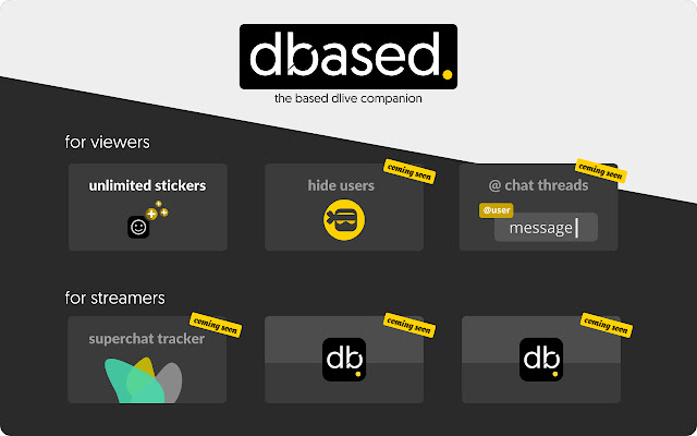 Dbased - based Dlive chrome extension