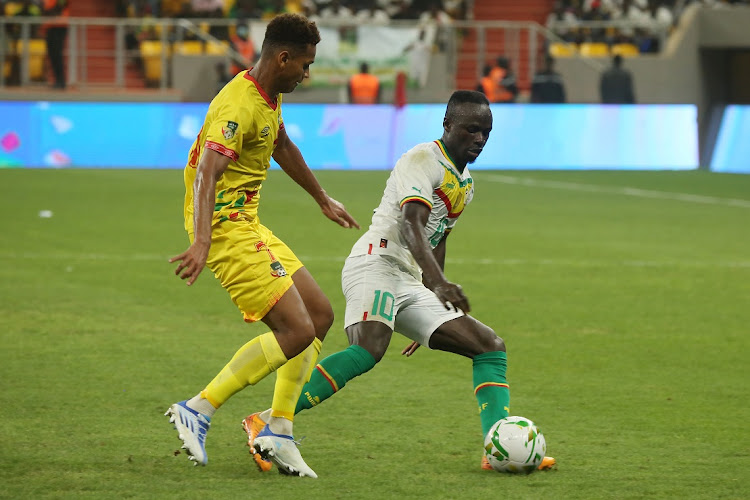 Sadio Mane of Senegal on the attack in the 2023 Africa Cup of Nations qualifying match against Benin held at Stade Olympique de Diamniadio in Diamniadio,Senegal on June 4 2022.