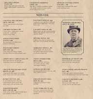 The Whitefield Arms Cafe menu 6