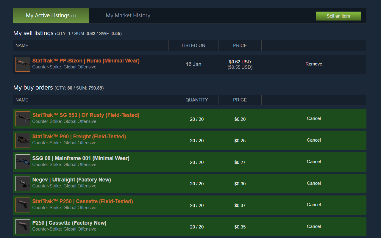 Steam Order Scanner Preview image 4