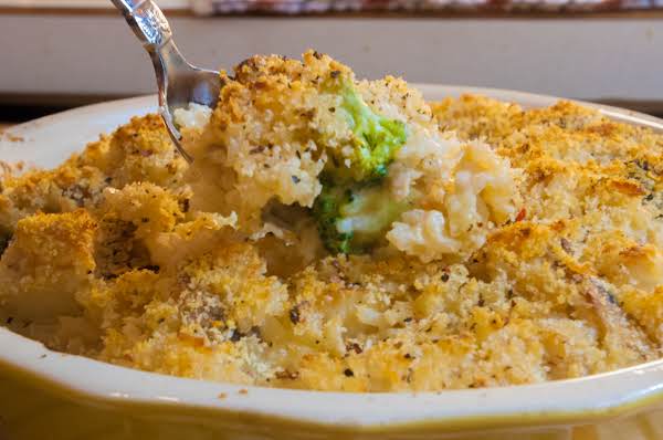 Chicken/Rice/Broccoli Casserole in Alfredo Sauce image