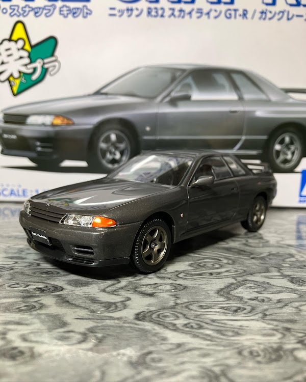 エビEVOさんが投稿したプラモデル・プラモデル車・R32・R32GT-R・R32スカイラインGT-Rに関するカスタム事例の投稿画像1枚目