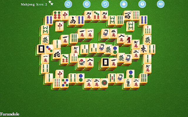 Mah Jongg Solitaire - play game online in full screen