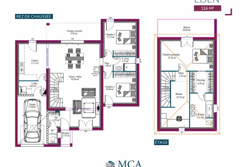  Vente Terrain + Maison - Terrain : 431m² - Maison : 126m² à Saintes (17100) 