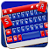 Thème de clavier Red Blue Classic icon