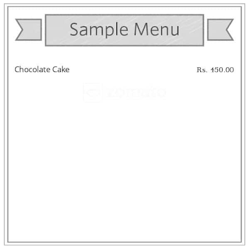 24 Hours Cake Delivery menu 