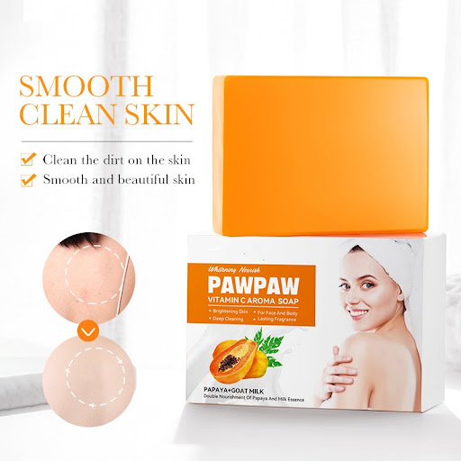 Title 2, Papaya Vitamin C Whitening Nourishing Soap for ...