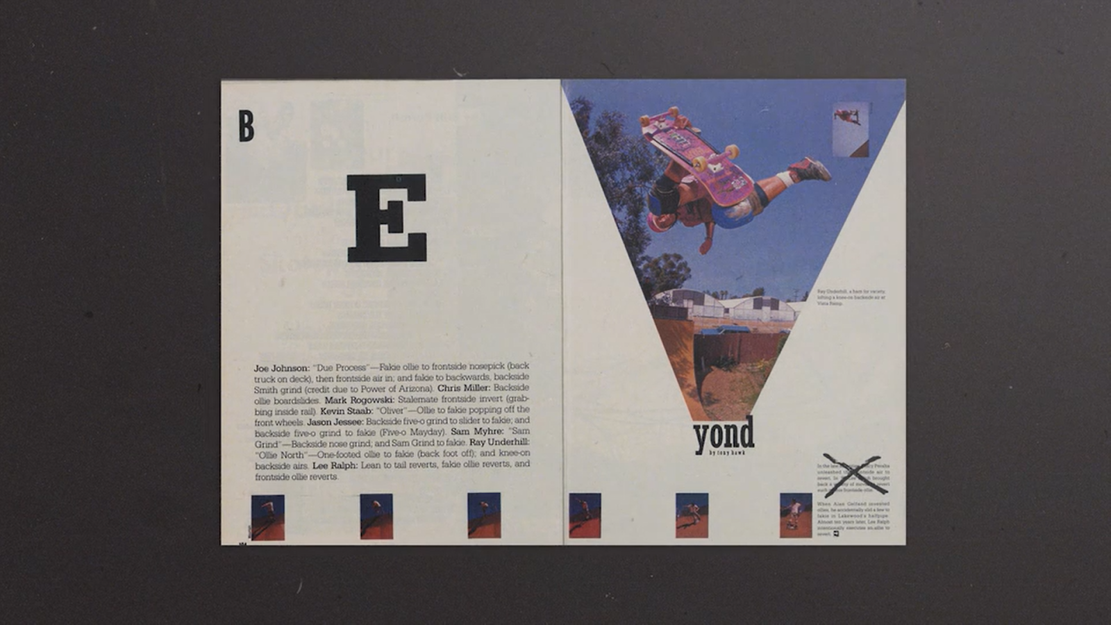 An interesting visual from lesson four of david carson teaches graphic design - masterclass review