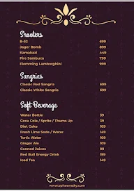 Opheem sky lounge menu 6