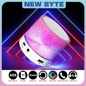 Loa Bluetooth Trứng Nhấp Nháy Nhiều Màu Sắc, Loa Mini Cầm Tay Để Bàn Thời Gian Hoạt Động Từ 1 Đến 3 Giờ