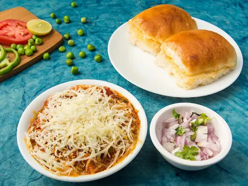 Cheese Pav Bhaji [2 Pieces]