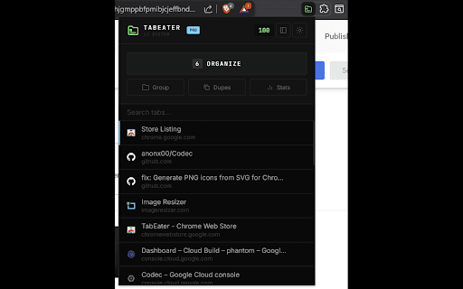 TabEater screenshot 1