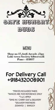 CAFE HUNGRY BUDS menu 2