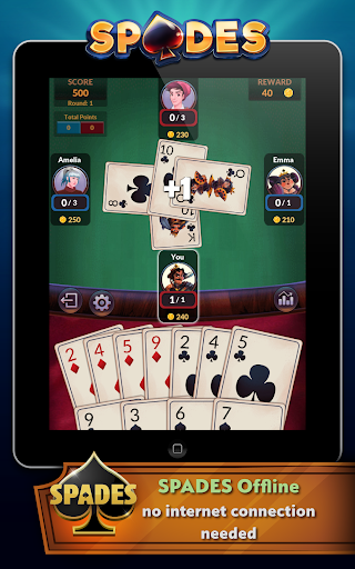 Spades - Offline Free Card Games screenshots 10