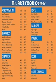 Mr. Fast Food Corner menu 1