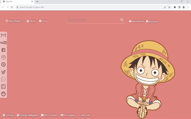 one piece chibi luffy wallpaper