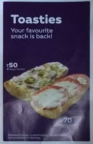 Subway menu 1