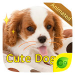 Cover Image of Download Cute Dogs GO Keyboard Animated Theme 4.5 APK