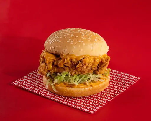 Hot N Cheesy Chicken Burger