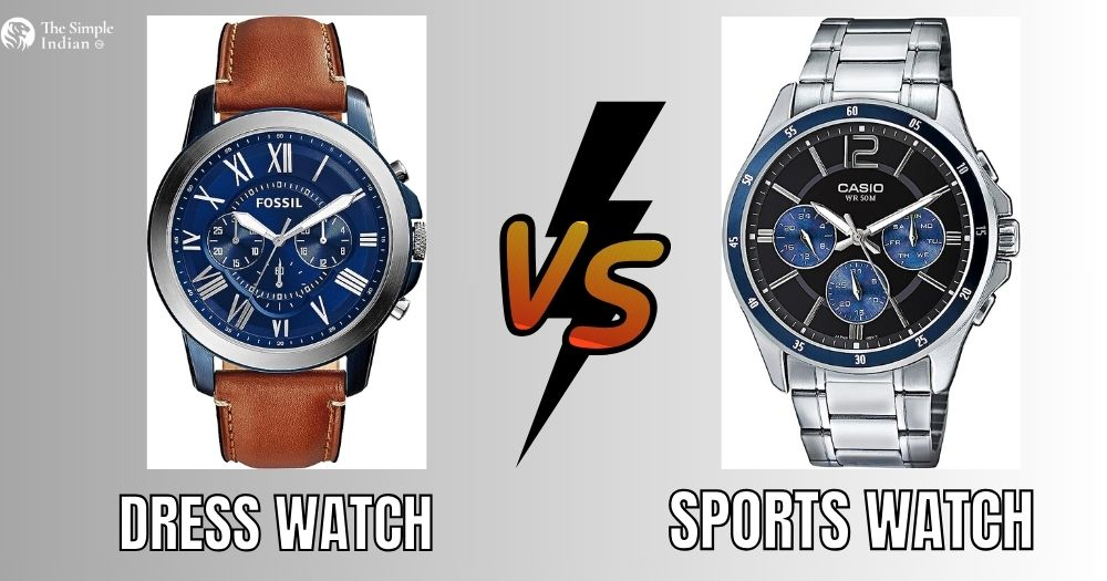 difference between Dress vs Sports watches