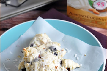 Homemade Coconut Blueberry Scones