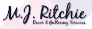 M J Ritchie Decor & Guttering Services Logo