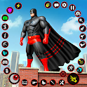 Icon Bat Hero Dark Crime City Game