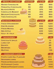 Live Cake & Pastry menu 1