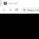 Empty New Tab Page - Black