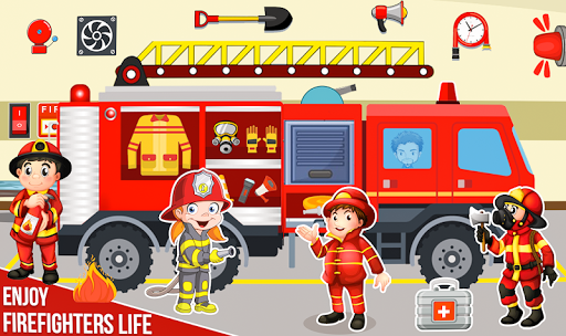 Pretend Play Fire Station Game  Town Firefighter