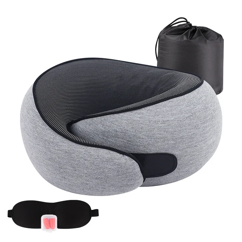 Travel Pillow Neck Pillow Memory Foam Neck Pillow Airplane, Portable Travel Pillows For Airplanes Offices And Cars Trave