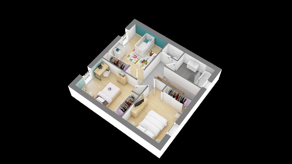 Vente maison neuve 4 pièces 90 m² à Sainte-Reine-de-Bretagne (44160), 200 737 €