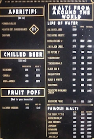 Papa Whiskey menu 1