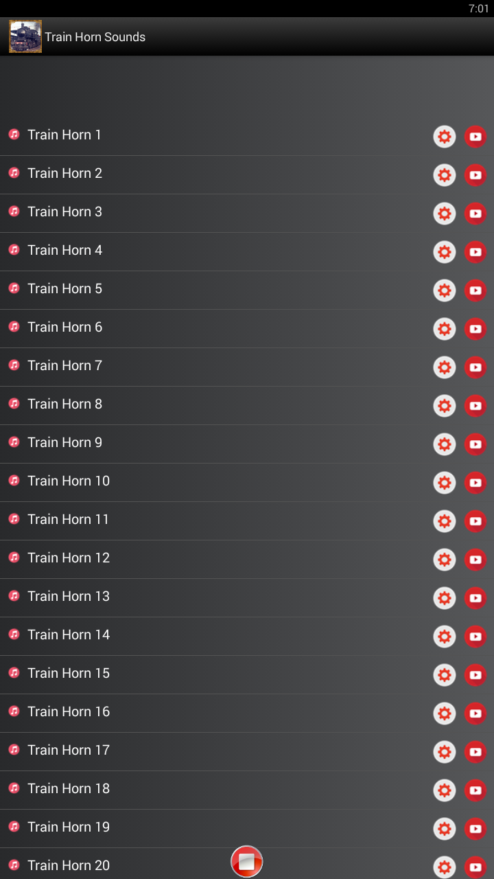 Train Horn Sounds Screen 3