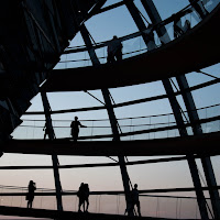 Sulla cupola al tramonto di 