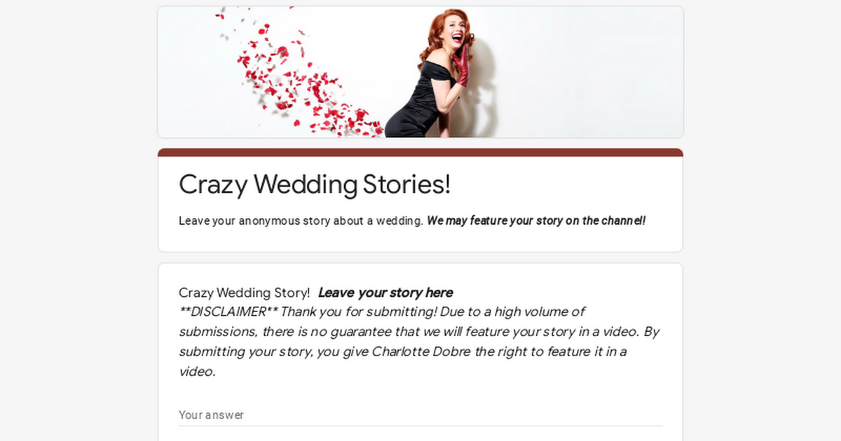 Ready go to ... https://bit.ly/3j1Xonu [ Crazy Wedding Stories! ]