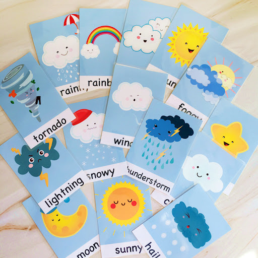 Title 5, Kindergarten Waterproof Word Cards, Early Educa...