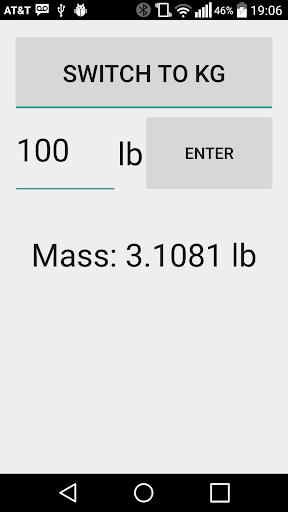 Object Mass Calculator