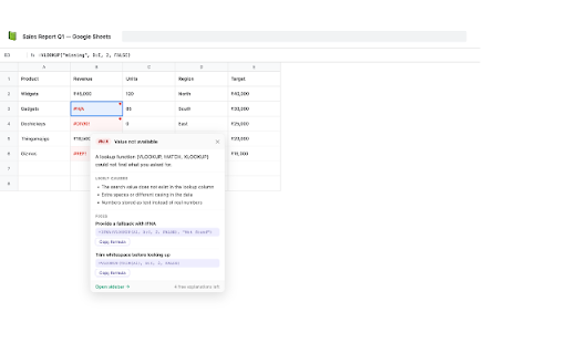 Formula Error Explainer Pro screenshot 2