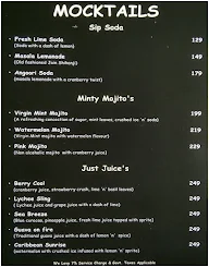 Tesoro Mio menu 3