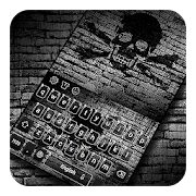 Skull Graffiti Keyboard  Icon