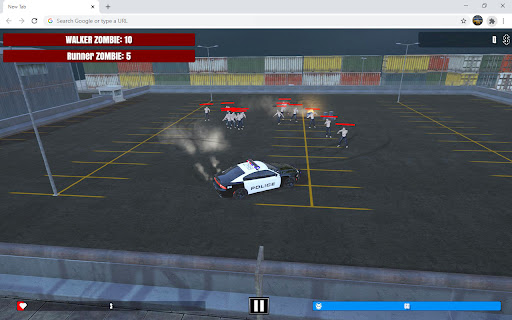 Drift Cars Zombie Smasher Game