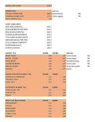 Hash Cafe menu 1