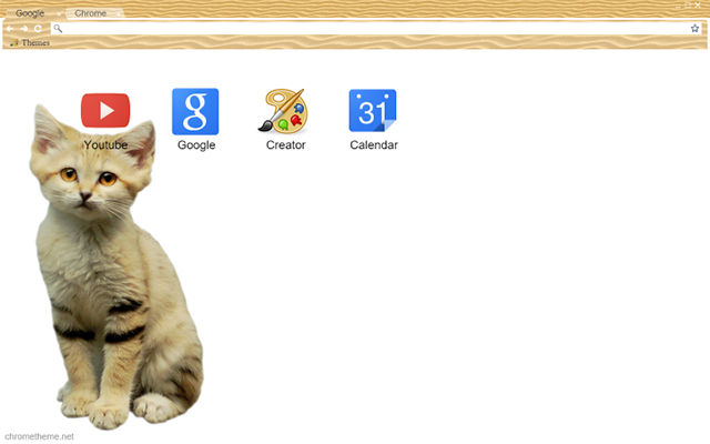 Sand Cat Theme chrome extension